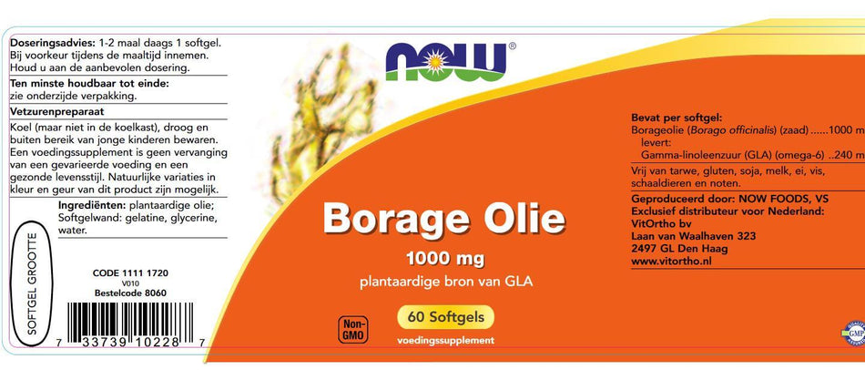 Borage Olie 1000 mg