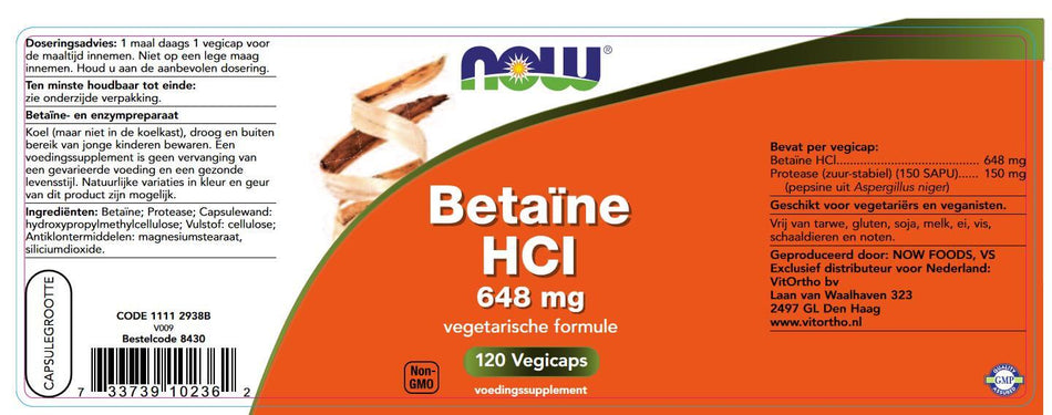 Betain HCl 648 mg