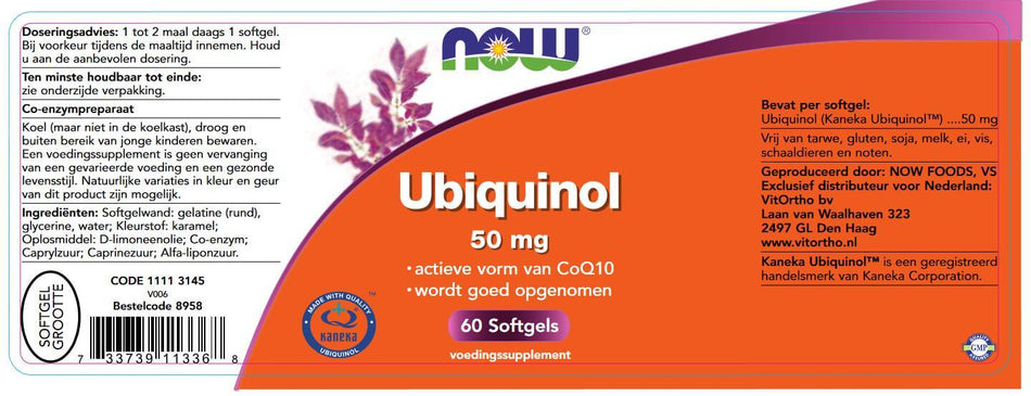 Co-Q10 Ubiquinol 50 mg