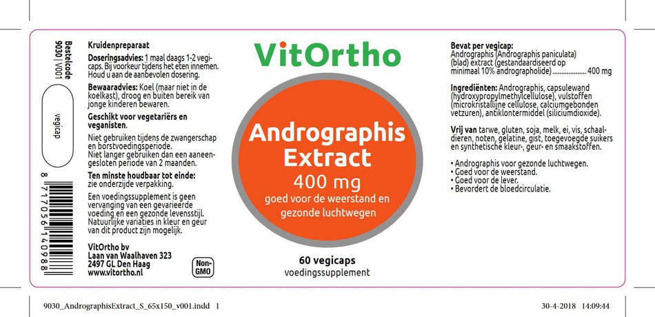 Andrographis Extract 400 mg