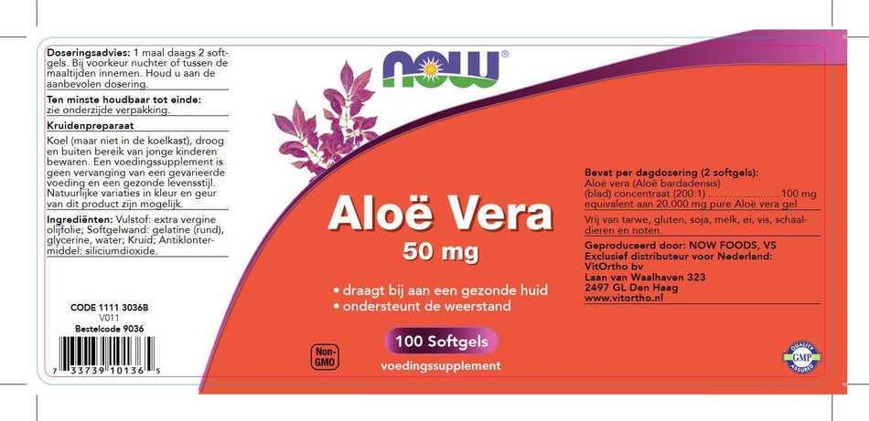 Aloe Vera 50 mg