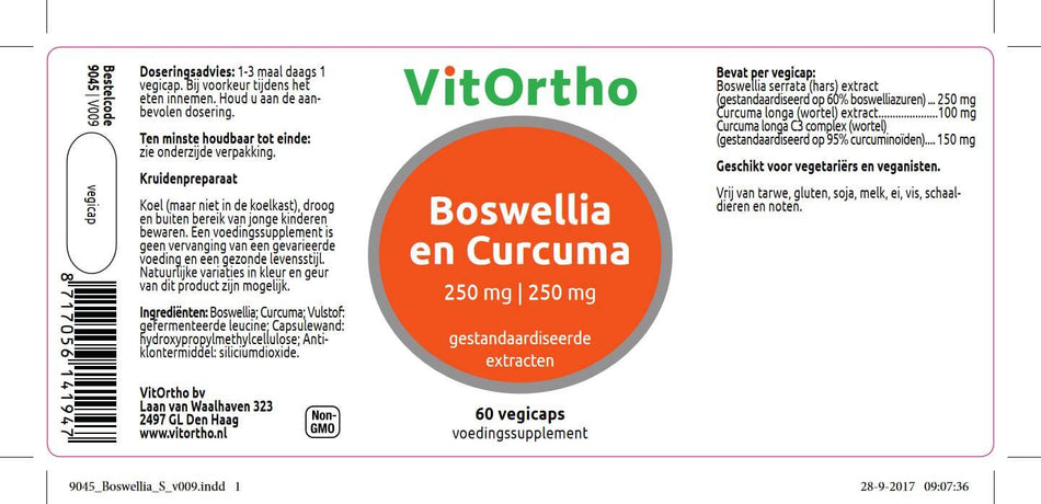 Boswellia 250 mg und Curcuma 250 mg