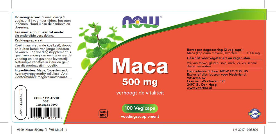 Maca 500 mg