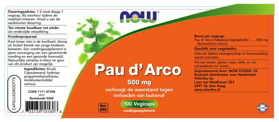 Pau d'Arco 500 mg