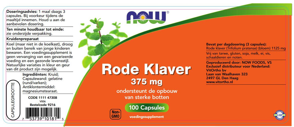 Rode Klaver 375 mg