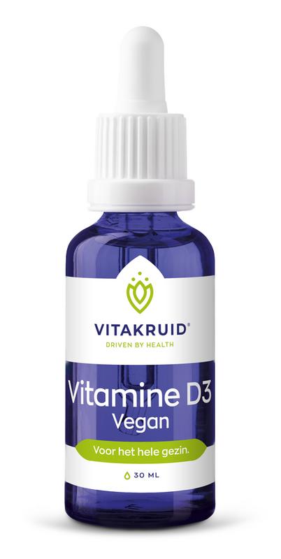 Vitamine D3 vegan druppels 25mcg / 1000 IE